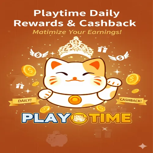 Playtime Daily rewards and cashback
